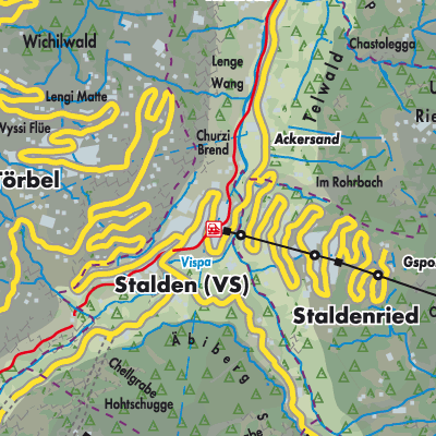 Übersichtsplan Stalden (VS)