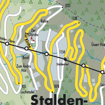 Stadtplan Staldenried