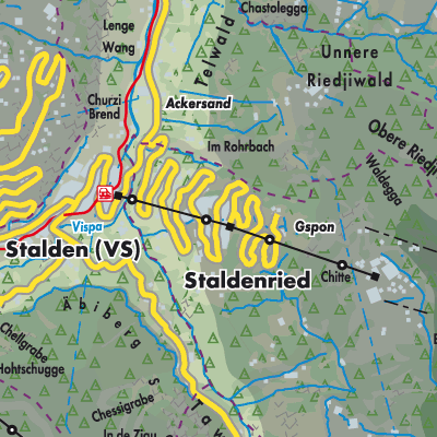 Übersichtsplan Staldenried