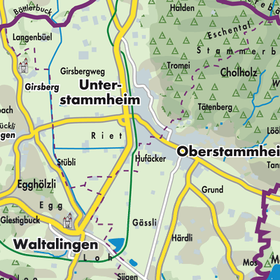 Übersichtsplan Stammheim