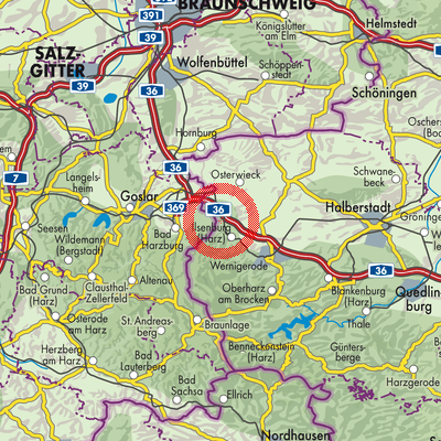 Landkarte Stapelburg