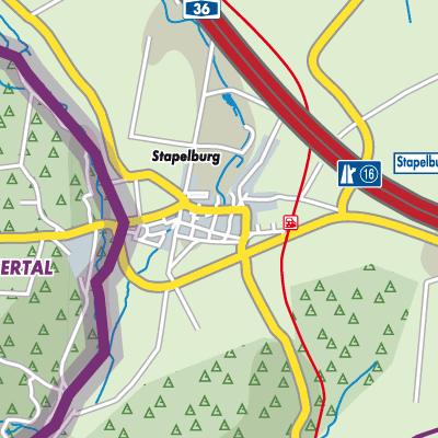 Übersichtsplan Stapelburg