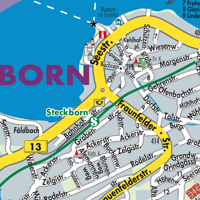 Stadtplan Steckborn