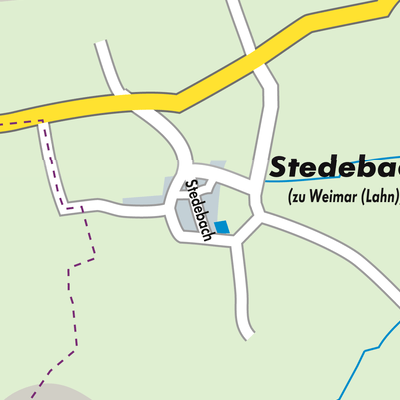 Stadtplan Stedebach