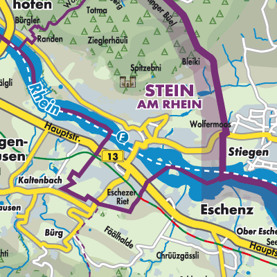 Übersichtsplan Stein am Rhein