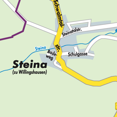Stadtplan Steina