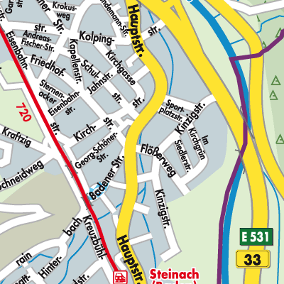 Stadtplan Steinach im Kinzigtal