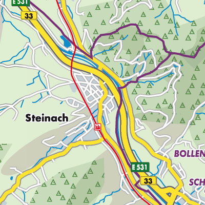 Übersichtsplan Steinach im Kinzigtal