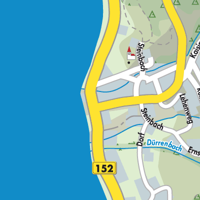 Stadtplan Steinbach am Attersee