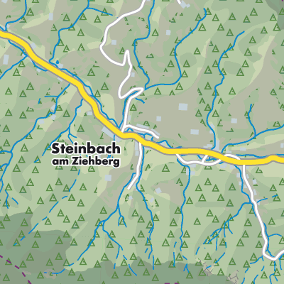 Übersichtsplan Steinbach am Ziehberg