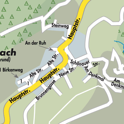Stadtplan Steinbach
