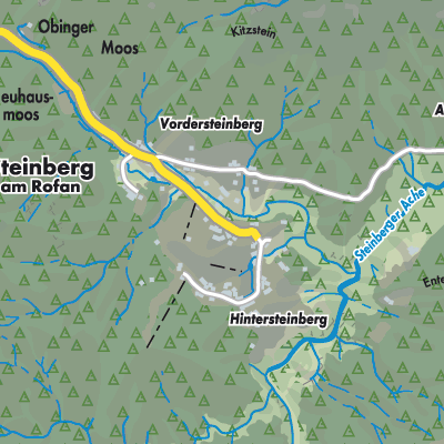 Übersichtsplan Steinberg am Rofan