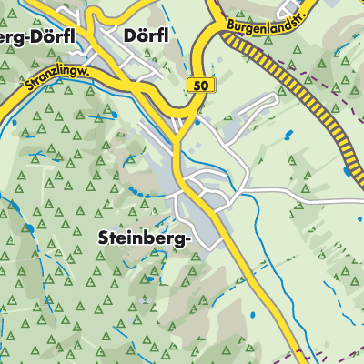Übersichtsplan Steinberg-Dörfl