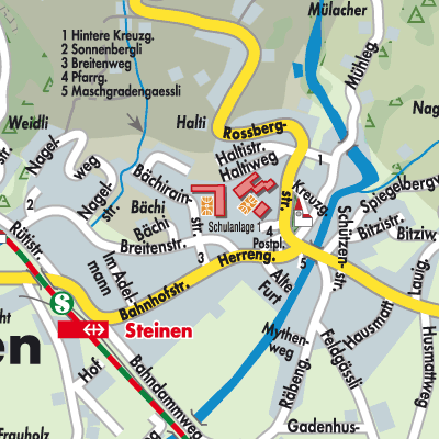 Stadtplan Steinen