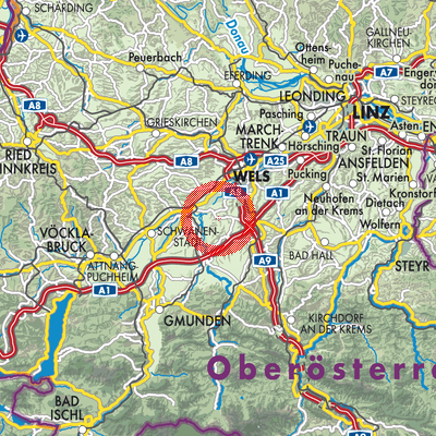 Landkarte Steinerkirchen an der Traun