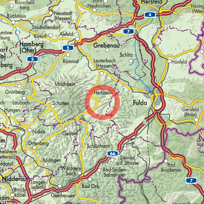 Landkarte Steinfurt