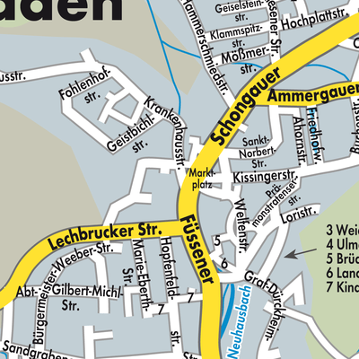 Stadtplan Steingaden (VGem)