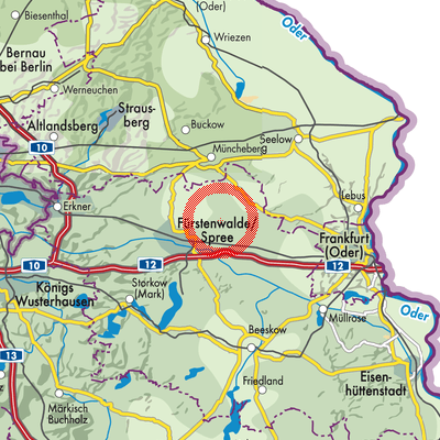 Landkarte Steinhöfel
