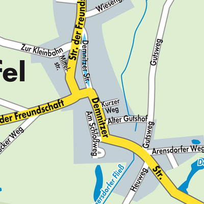 Stadtplan Steinhöfel
