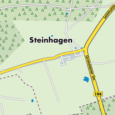 Übersichtsplan Steinhagen