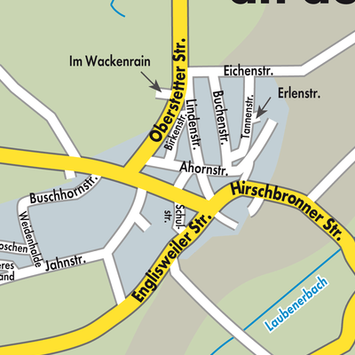 Stadtplan Steinhausen an der Rottum