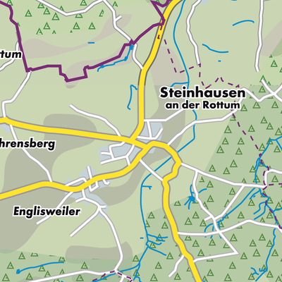 Übersichtsplan Steinhausen an der Rottum