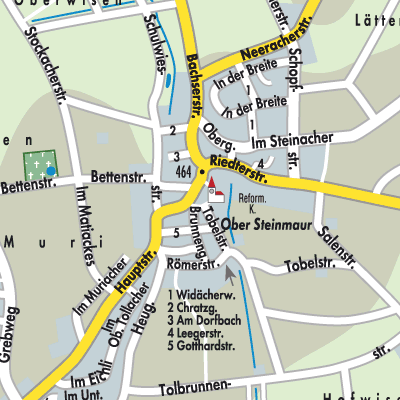 Stadtplan Steinmaur