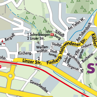 Stadtplan Steyregg