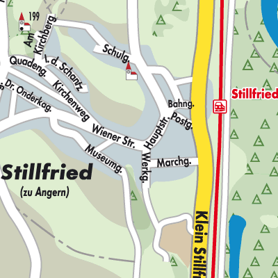 Stadtplan Stillfried