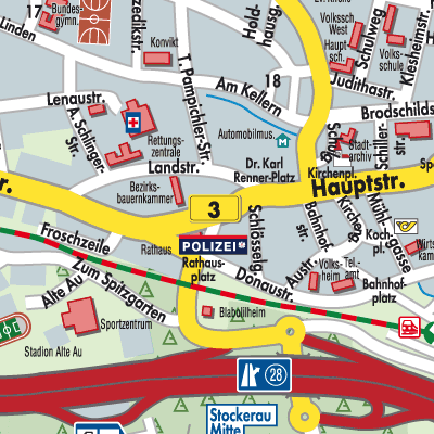 Stadtplan Stockerau