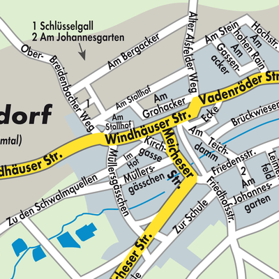 Stadtplan Storndorf