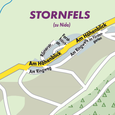 Stadtplan Stornfels