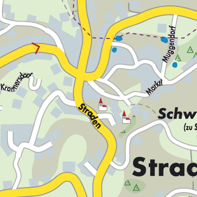 Stadtplan Straden