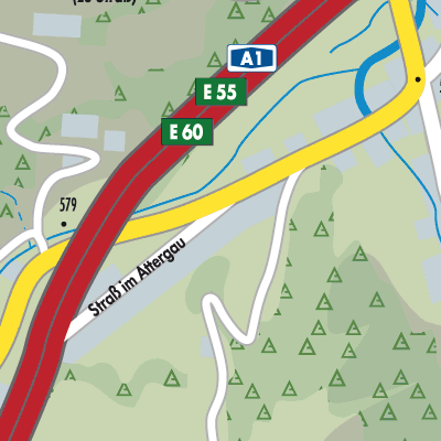 Stadtplan Straß im Attergau