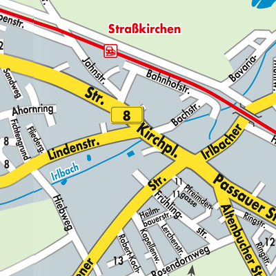 Stadtplan Straßkirchen (VGem)
