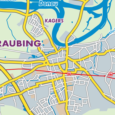 Übersichtsplan Straubing