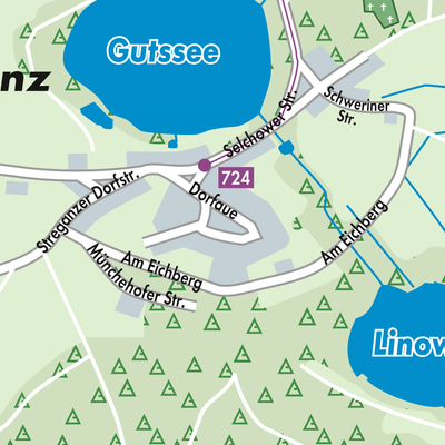 Stadtplan Streganz