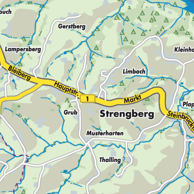 Übersichtsplan Strengberg