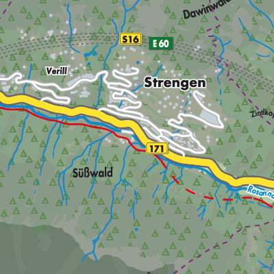 Übersichtsplan Strengen