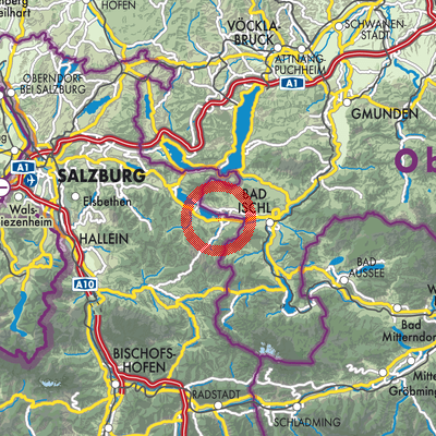 Landkarte Strobl