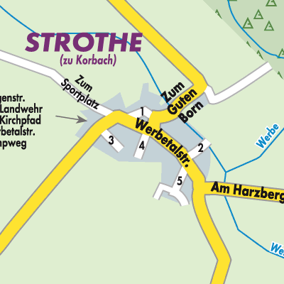 Stadtplan Strothe