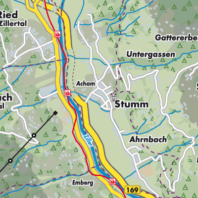 Übersichtsplan Stumm