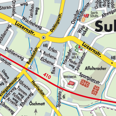 Stadtplan Subingen