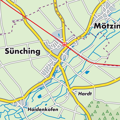 Übersichtsplan Sünching (VGem)