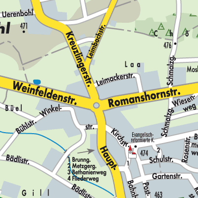 Stadtplan Sulgen