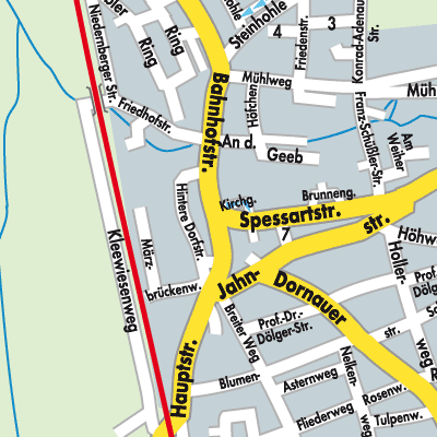 Stadtplan Sulzbach am Main