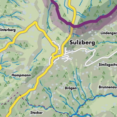 Übersichtsplan Sulzberg