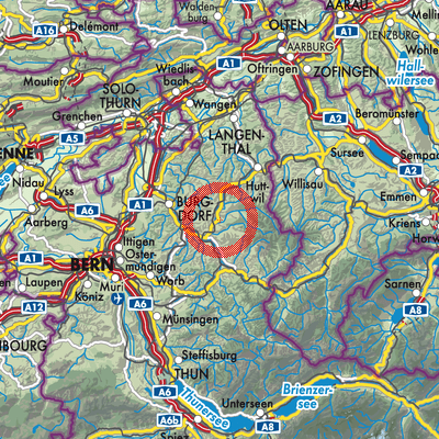 Landkarte Sumiswald
