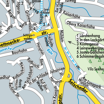 Stadtplan Sundern