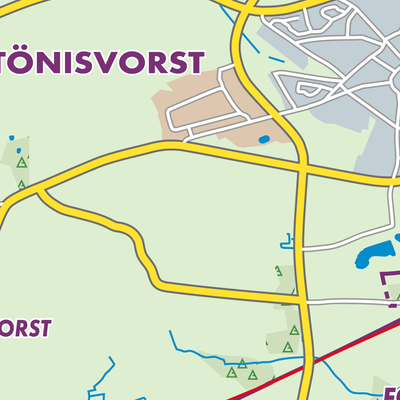 Übersichtsplan Tönisvorst